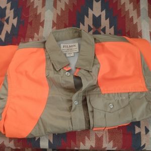 Filson front loading right-handed shooting shirt